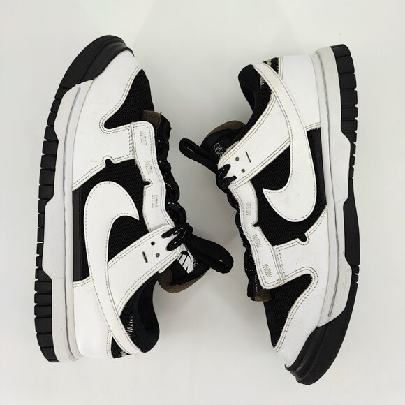 Nike Dunk Low Jumbo Reverse Panda Men\'s Sz 9 US Leather White Sneaker DV0821-002 main image 4